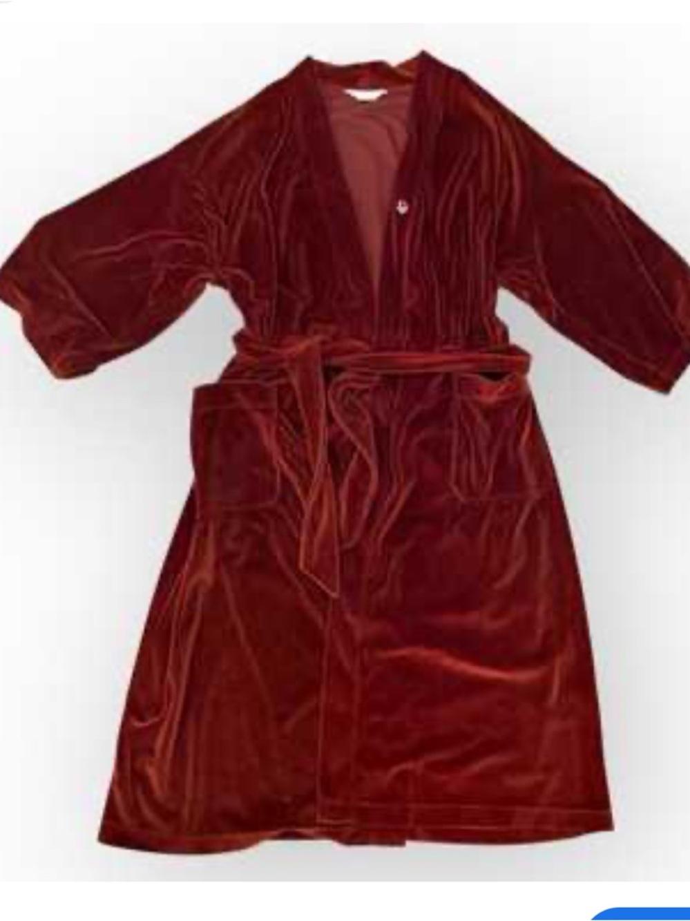 Vintage Dior Christian Dior monsieur Dior Men's Velvet Robe - Deep burgundy